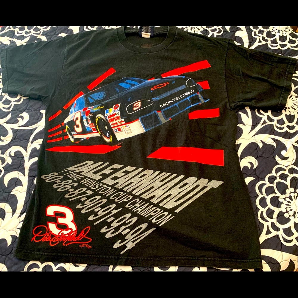 Vintage Dale Earnhardt Nascar T Shirt Size XL RARE